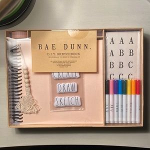 RAE DUNN. D.I.Y. Sketchbook NWT